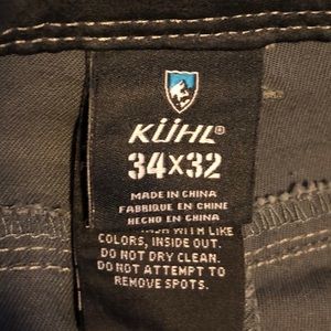Grey Men’s Kühl pants size 34X32